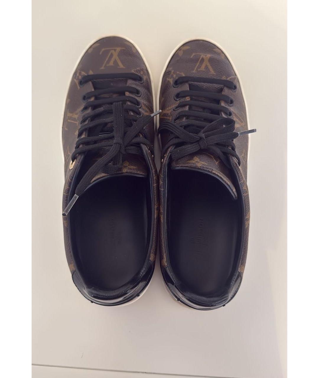 LOUIS VUITTON Коричневые кеды, фото 3