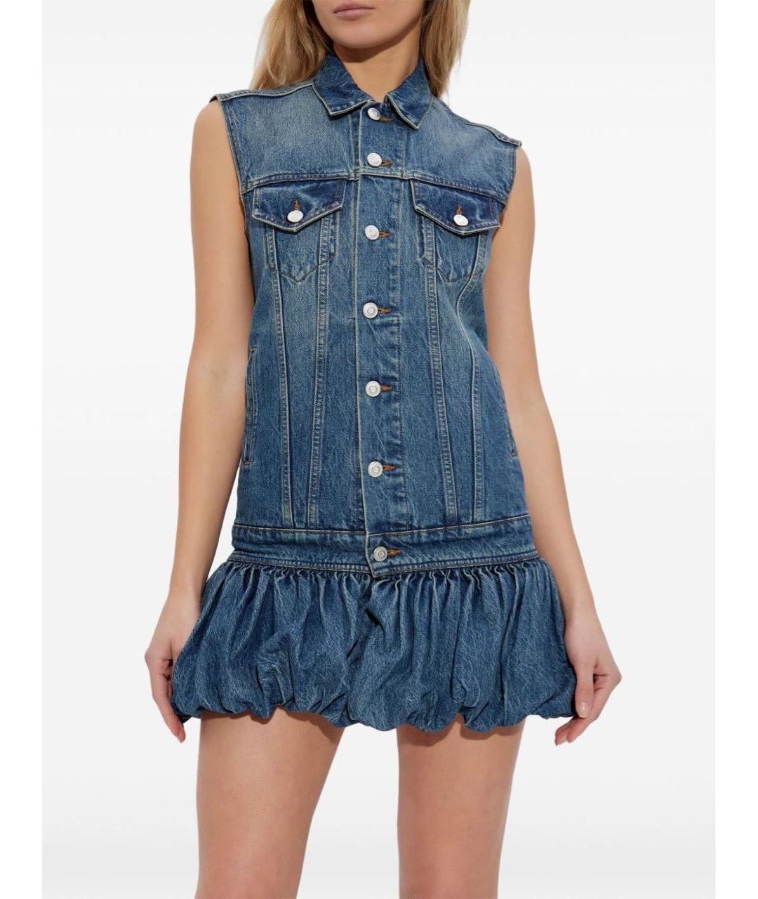 COPERNI Синий хлопковый сарафан, фото 3