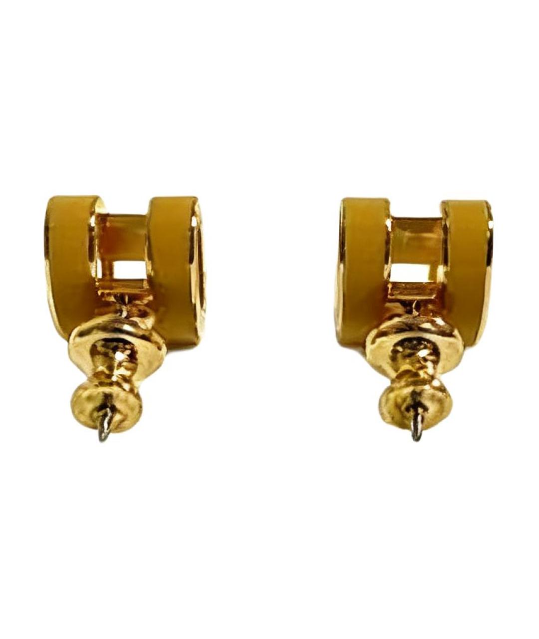 HERMES Золотые серьги, фото 1