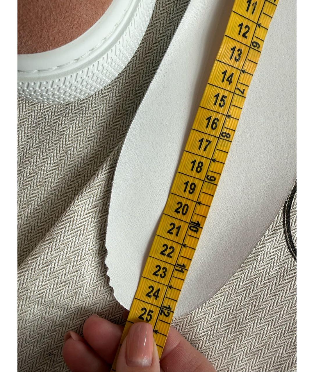 HERMES Коралловые замшевые кроссовки, фото 7