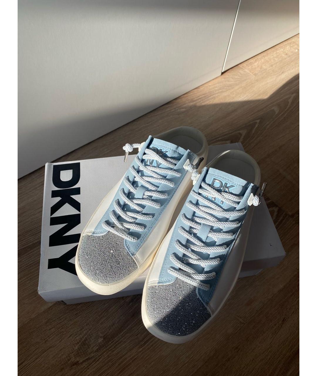 DKNY Белые кожаные кеды, фото 7