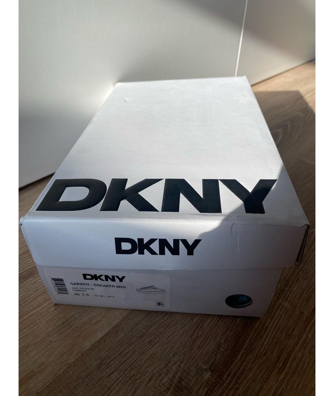 DKNY Белые кожаные кеды, фото 8