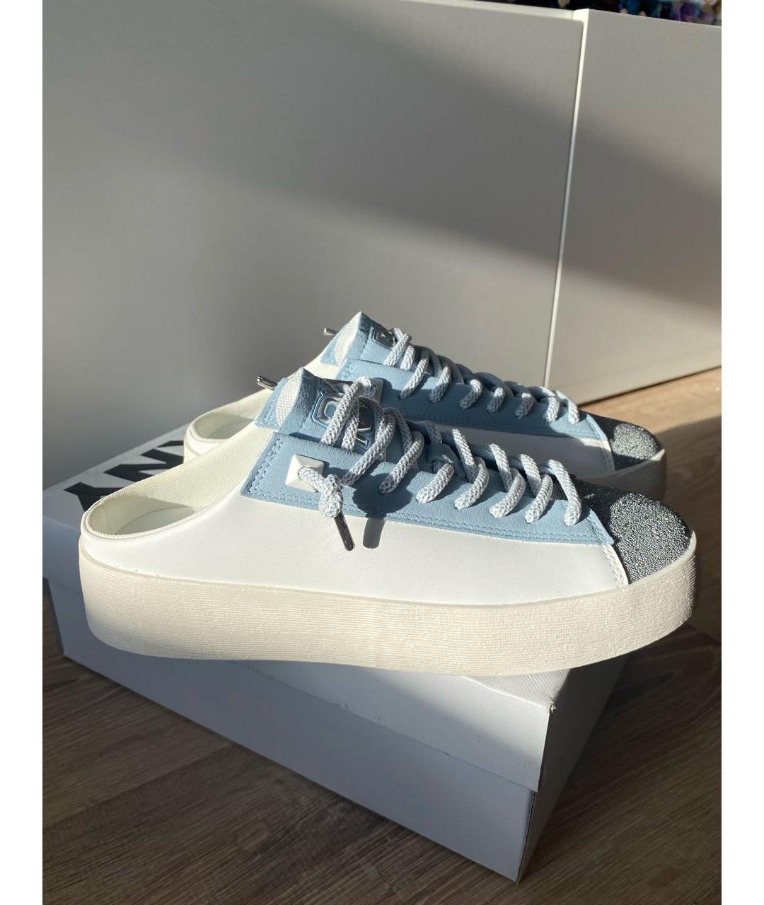 DKNY Белые кожаные кеды, фото 3