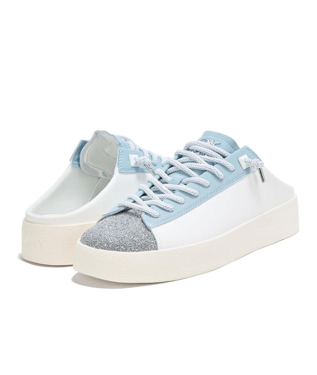 DKNY Белые кожаные кеды, фото 2