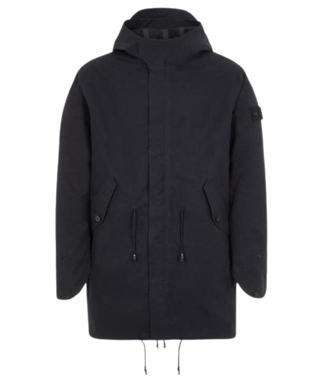 STONE ISLAND Черное пальто, фото 1