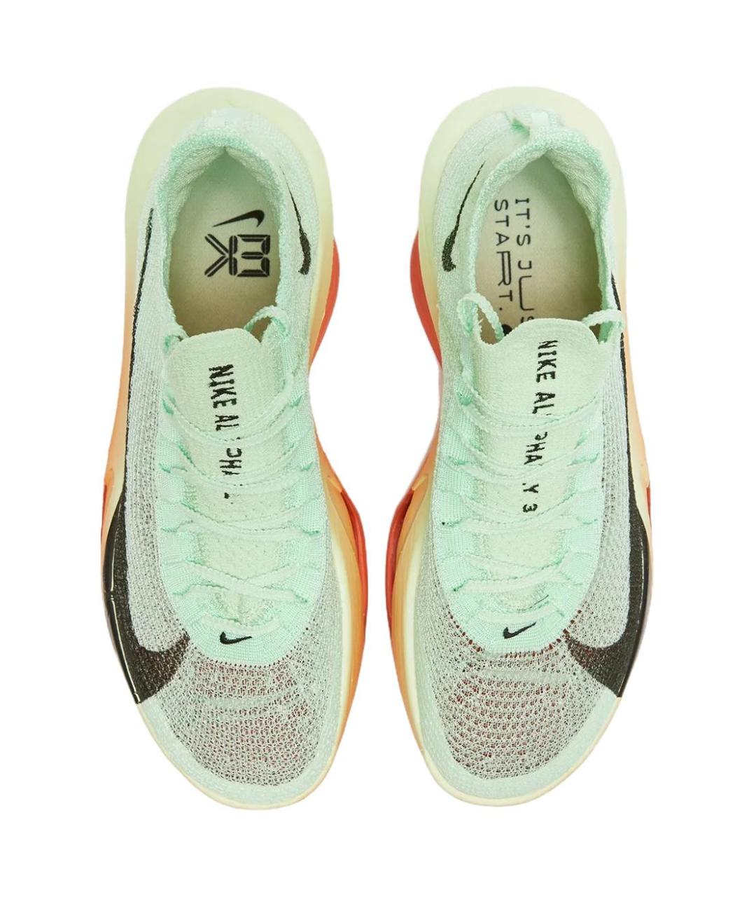 NIKE Салатовые кроссовки, фото 4