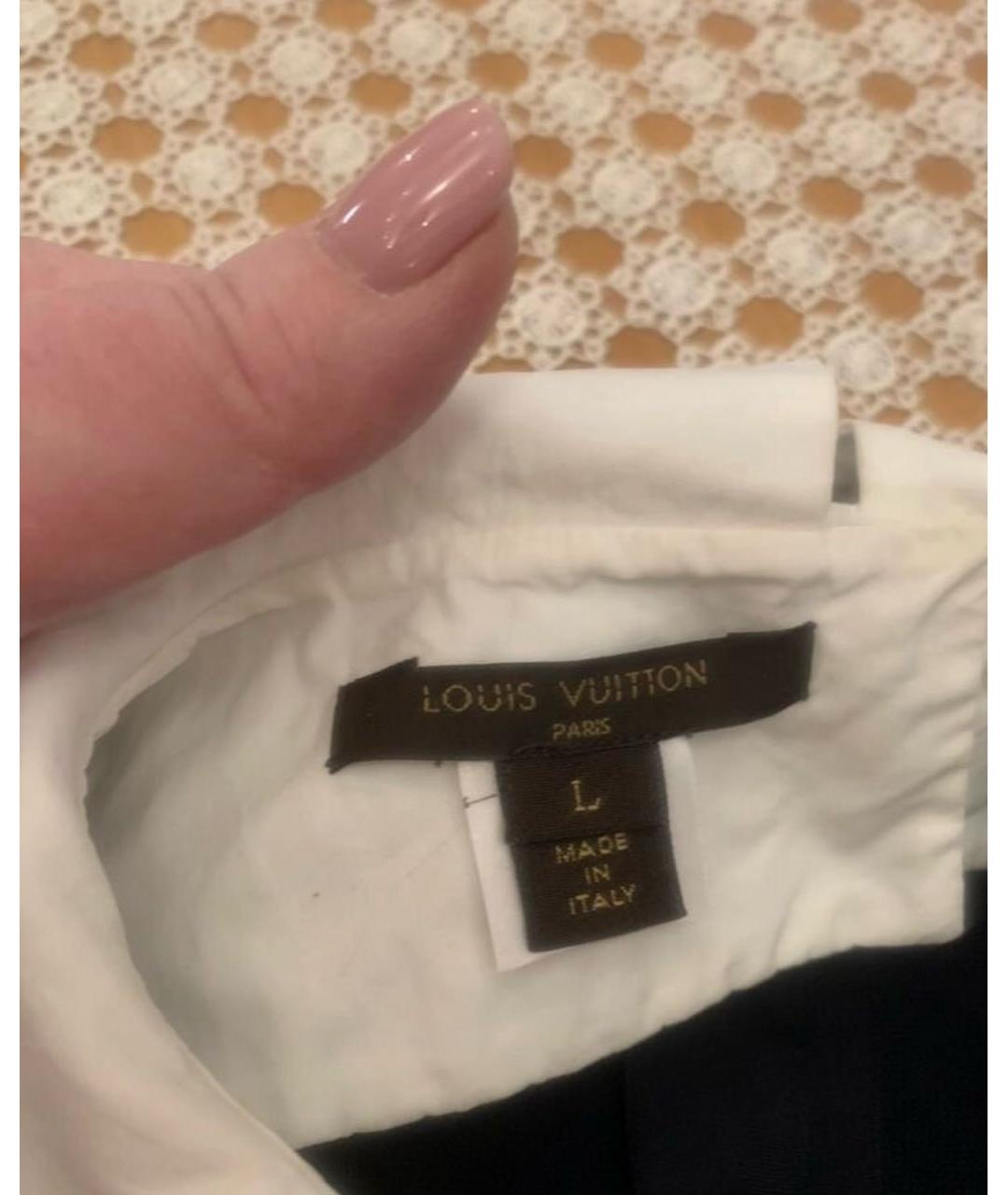 LOUIS VUITTON Темно-синий шерстяной джемпер / свитер, фото 3