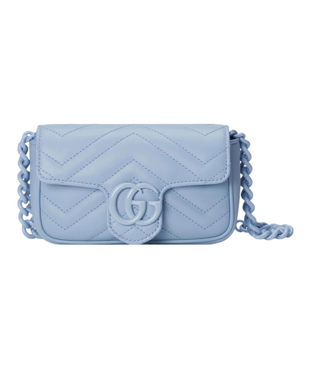 GUCCI Голубая сумка через плечо, фото 1