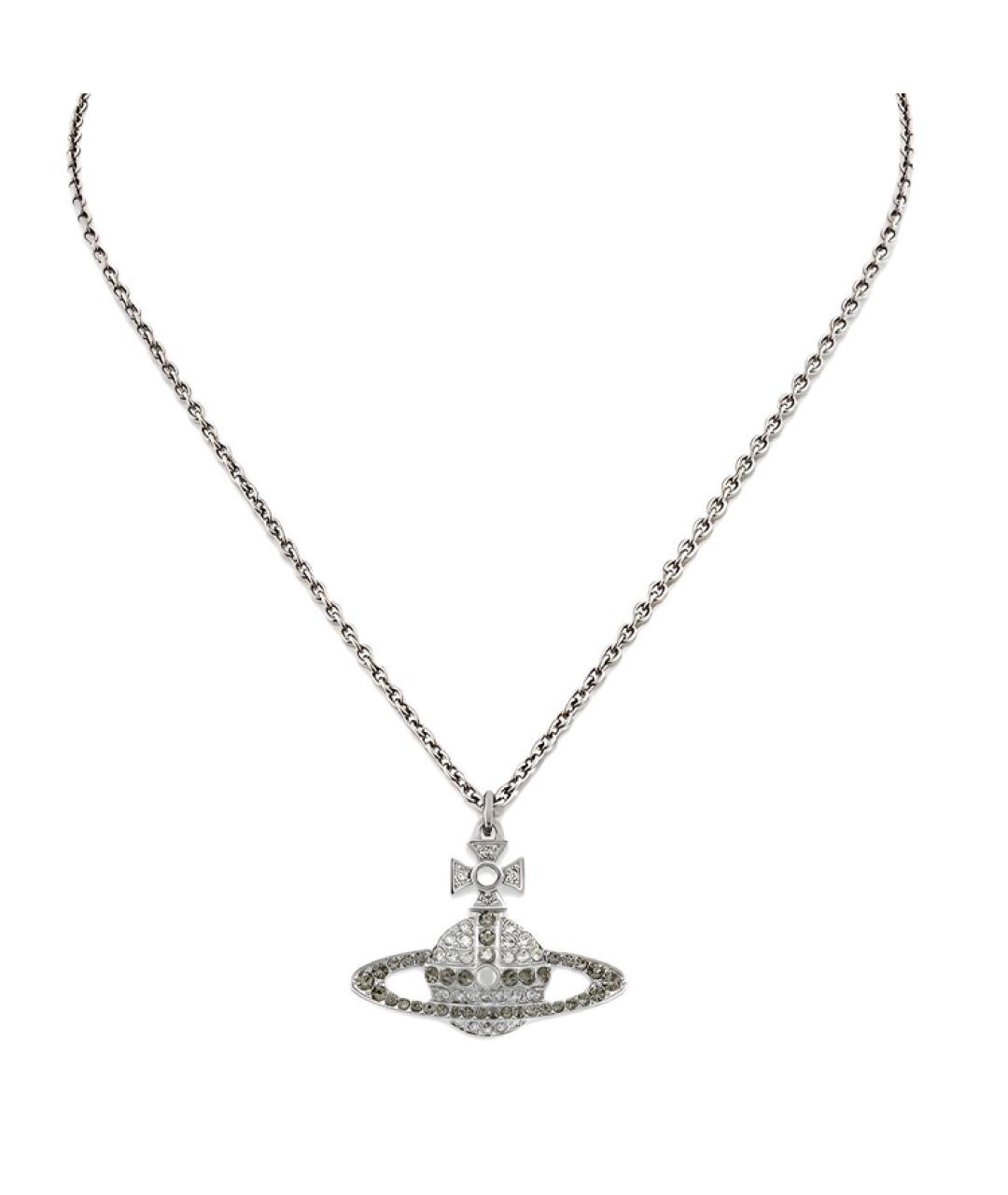 VIVIENNE WESTWOOD Серебряное металлическое колье, фото 2