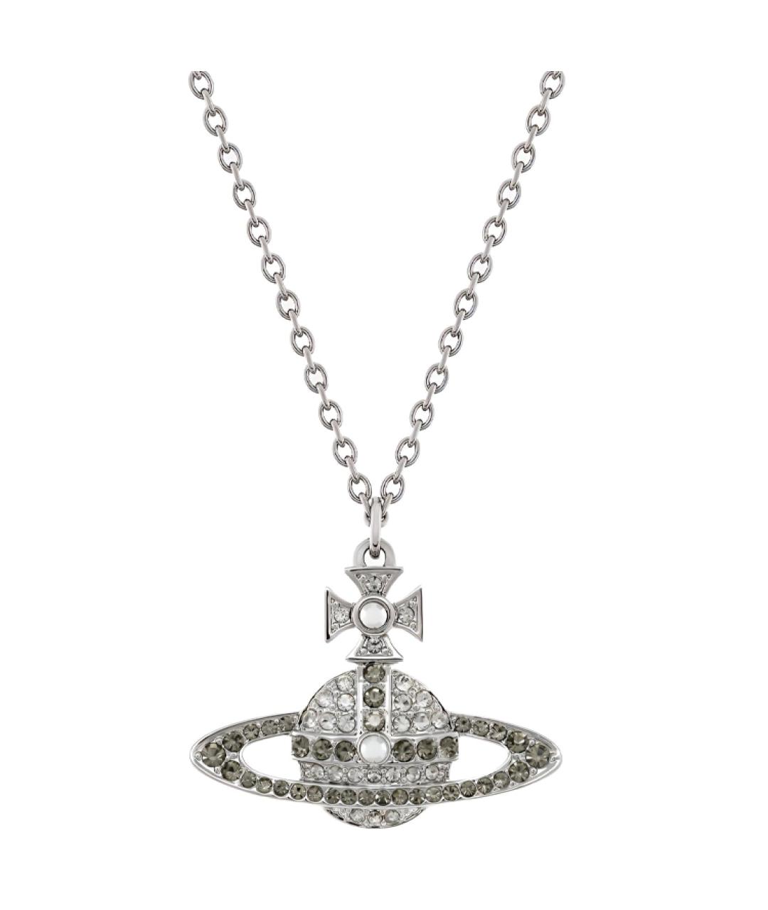 VIVIENNE WESTWOOD Серебряное металлическое колье, фото 1