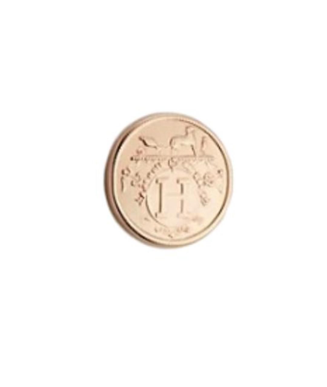 HERMES Золотые серьги, фото 2