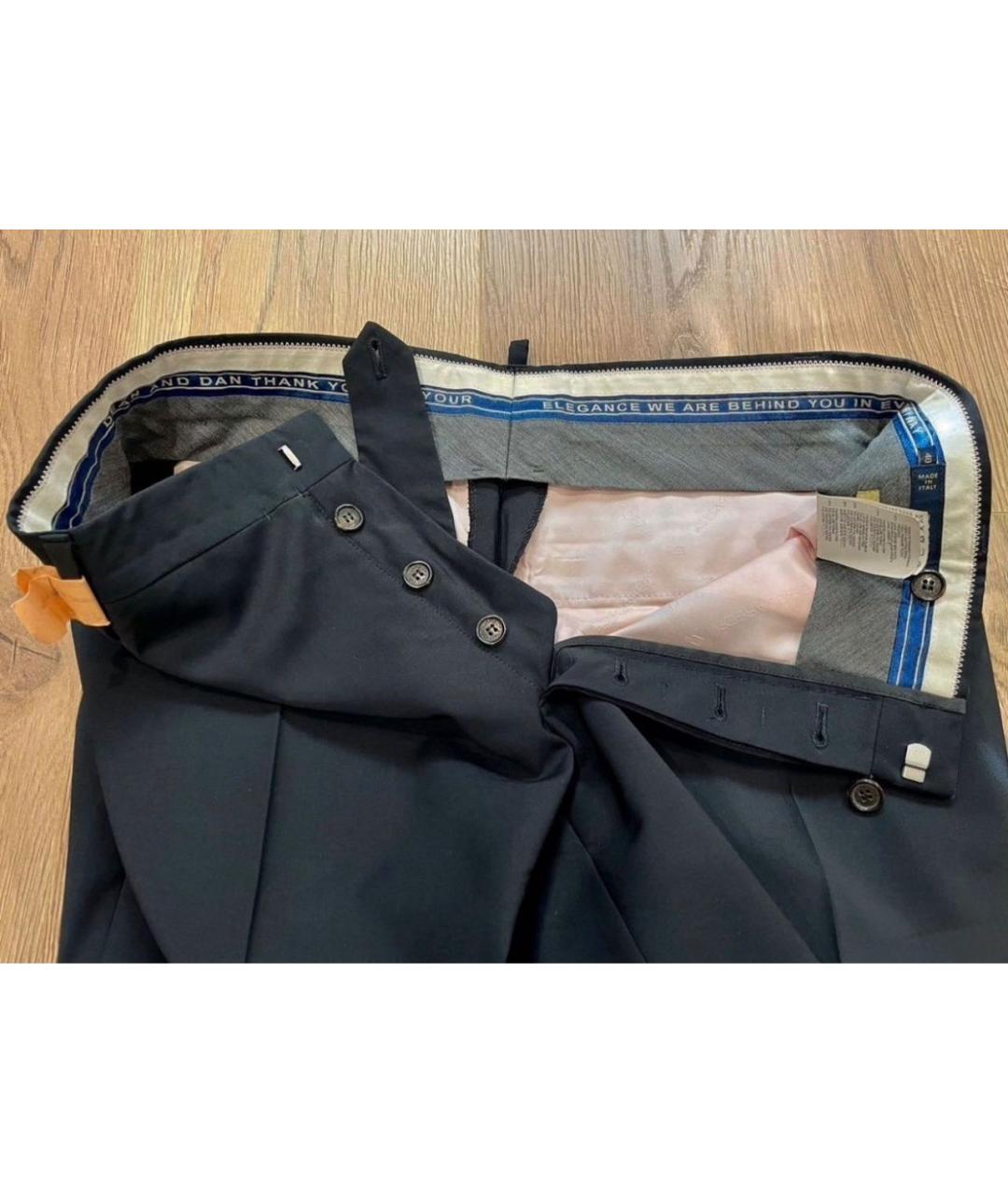 DSQUARED2 Антрацитовый классический костюм, фото 6