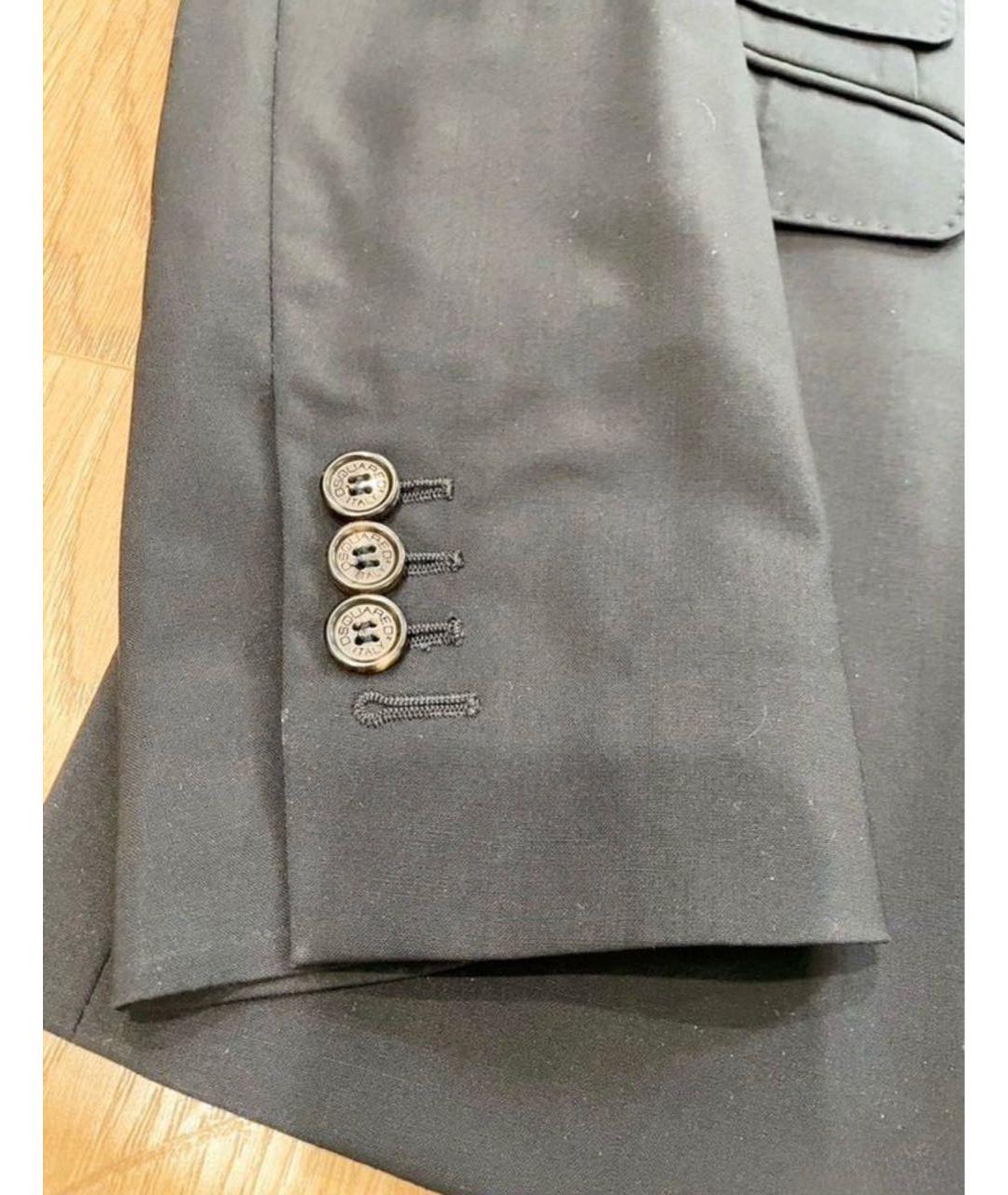 DSQUARED2 Антрацитовый классический костюм, фото 4