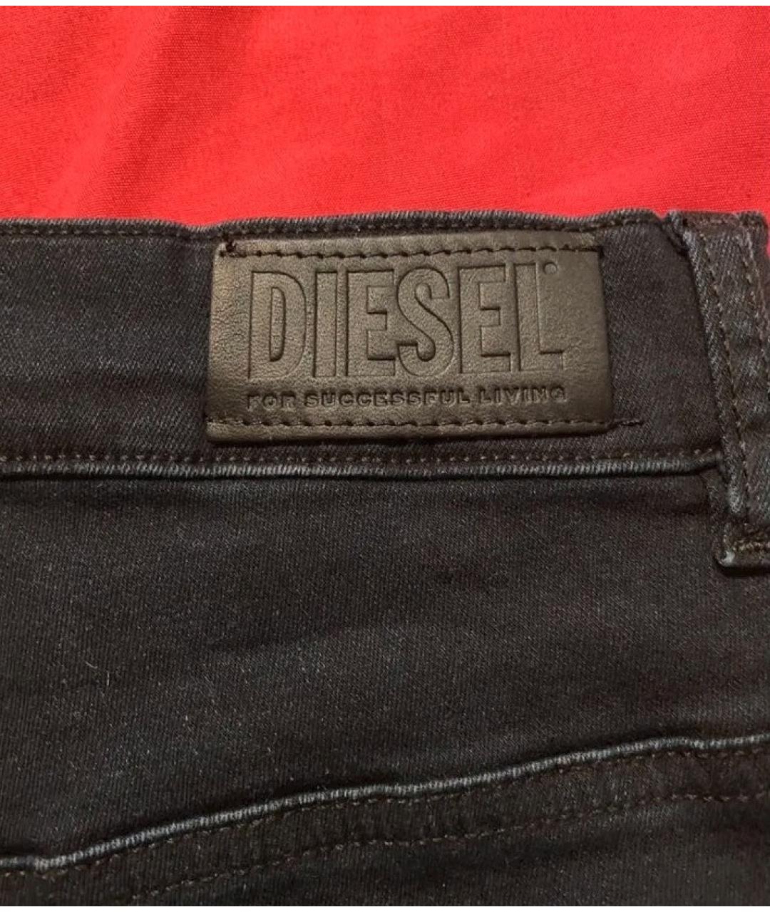 DIESEL Черные хлопковые детские джинсы, фото 6