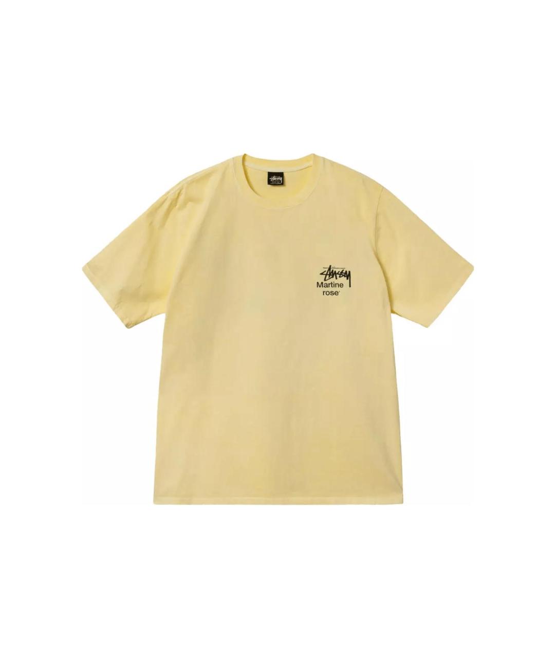 STUSSY Желтая футболка, фото 1