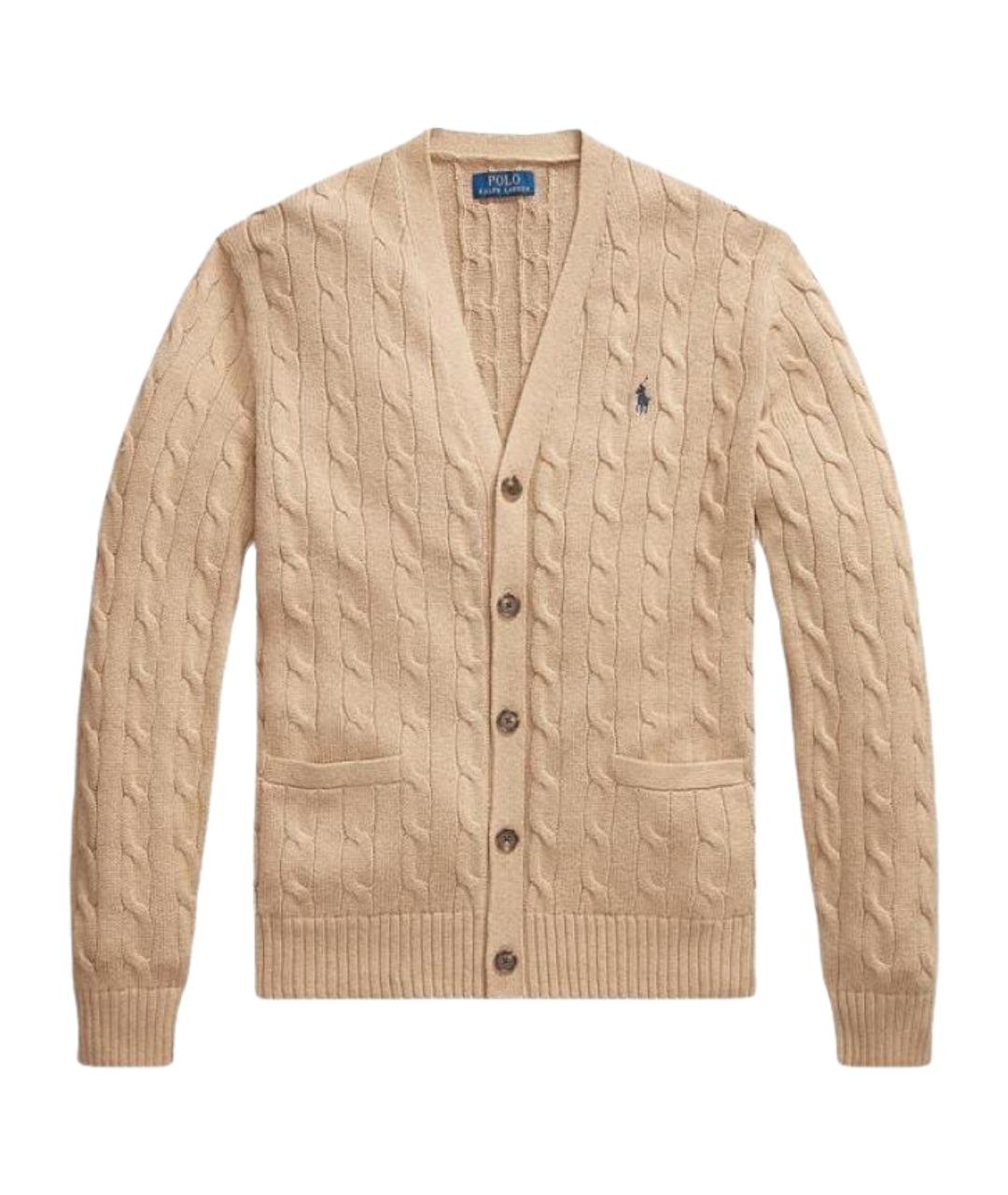POLO RALPH LAUREN Бежевый кардиган, фото 1
