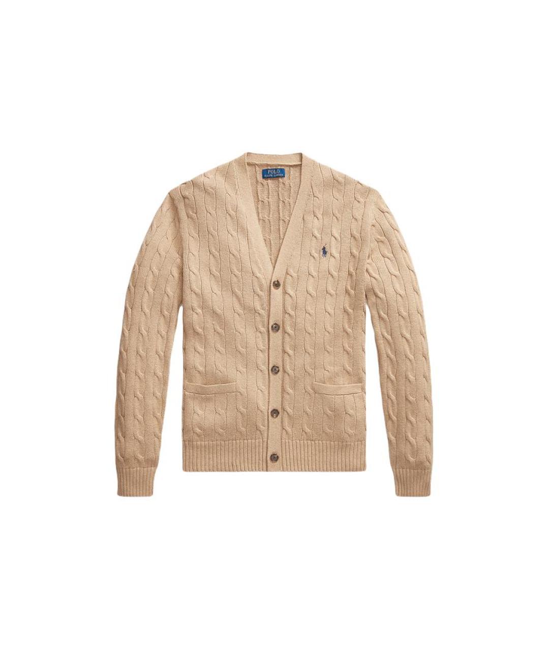 POLO RALPH LAUREN Бежевый кардиган, фото 5
