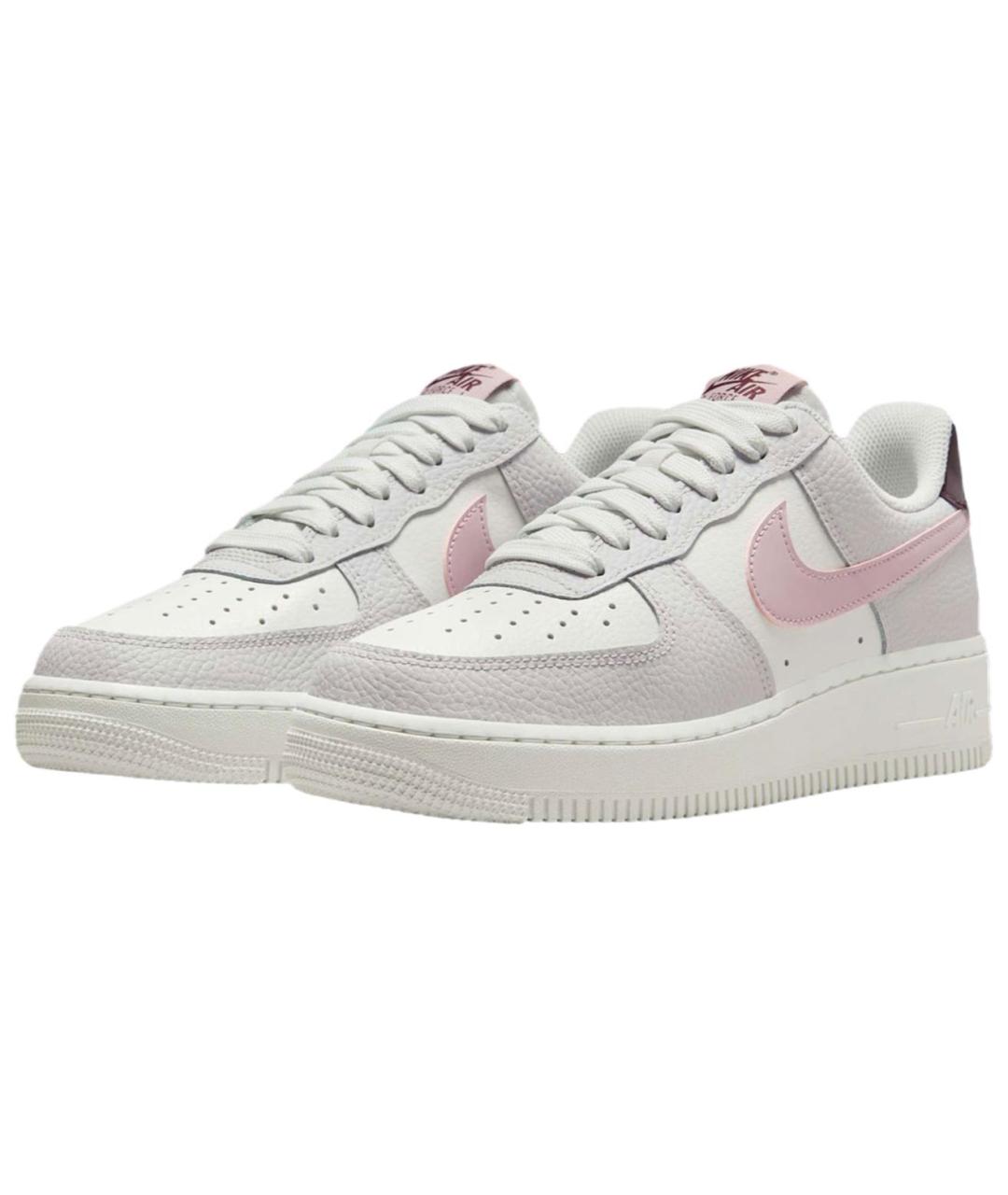 NIKE Белые кожаные кроссовки, фото 4
