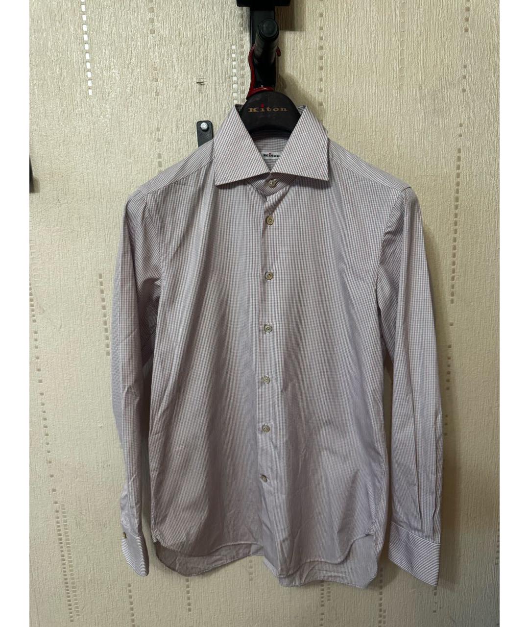 KITON Мульти хлопковая классическая рубашка, фото 7