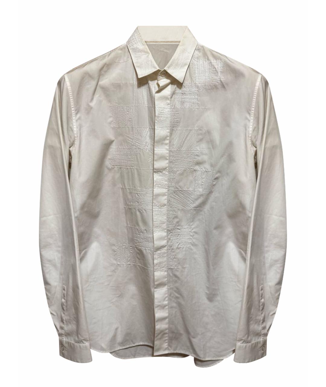 CHRISTIAN DIOR Белая хлопковая кэжуал рубашка, фото 1