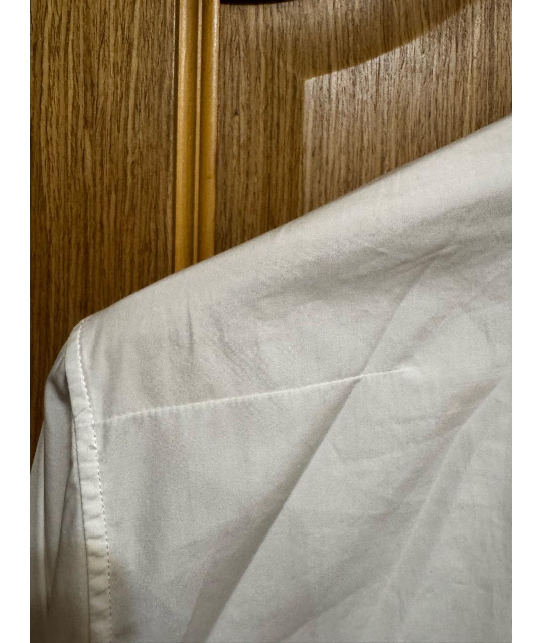 CHRISTIAN DIOR Белая хлопковая кэжуал рубашка, фото 5