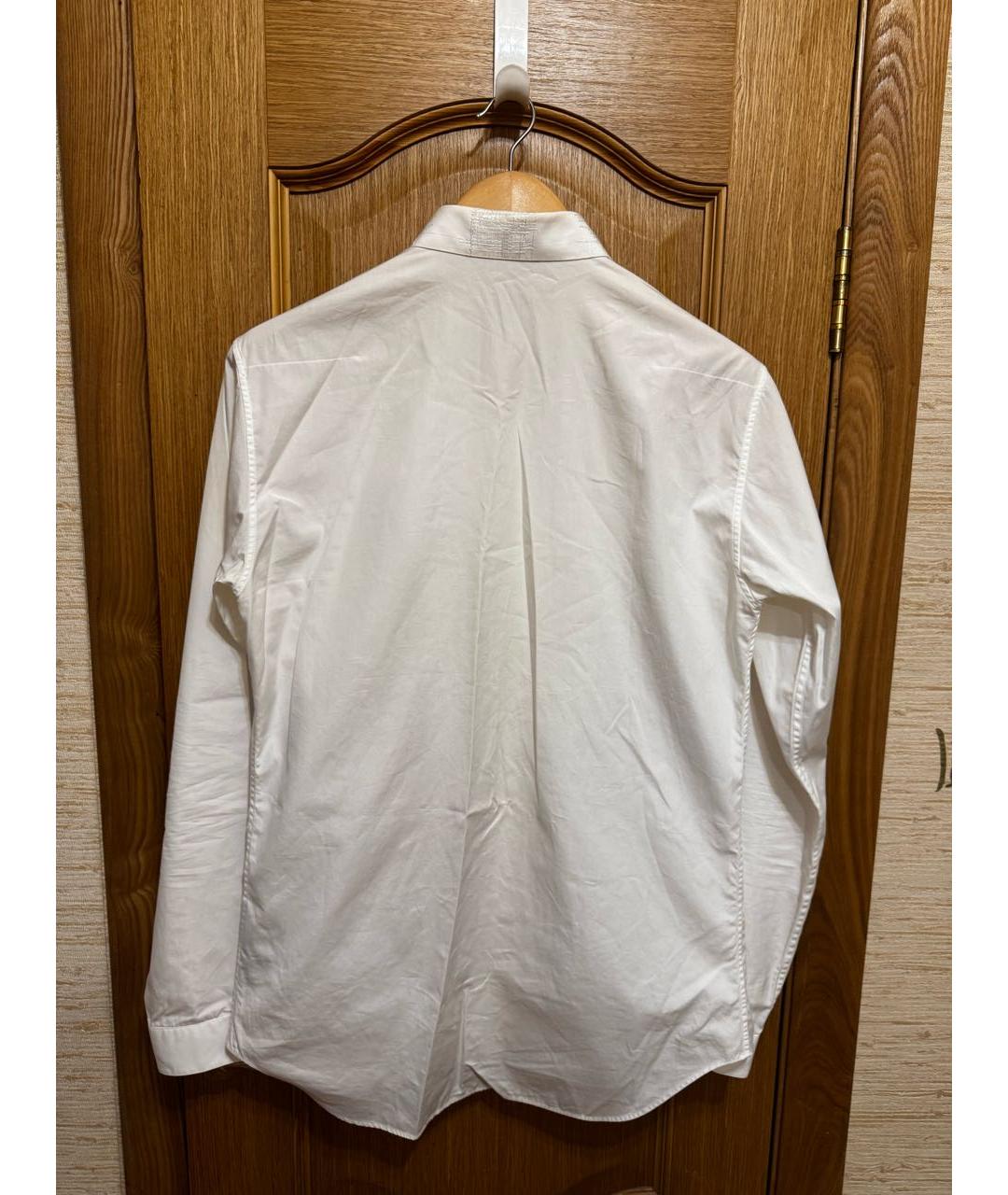 CHRISTIAN DIOR Белая хлопковая кэжуал рубашка, фото 2