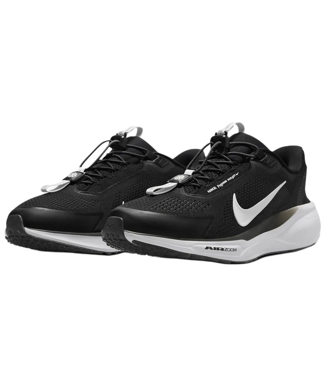 NIKE Черные низкие кроссовки / кеды, фото 4