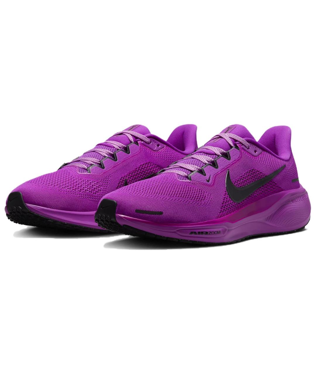 NIKE Фиолетовые низкие кроссовки / кеды, фото 4