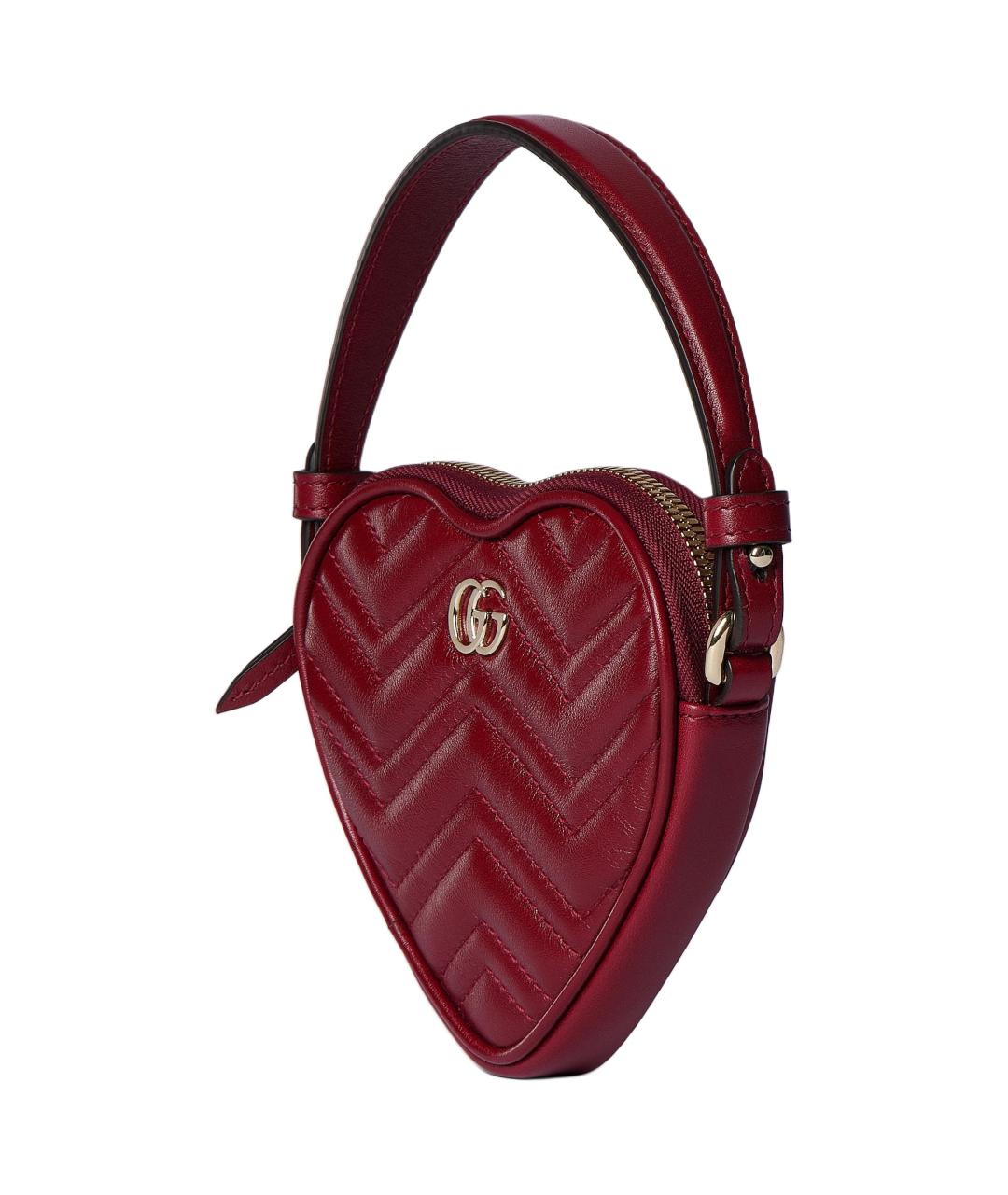 GUCCI Красная кожаная сумка через плечо, фото 2