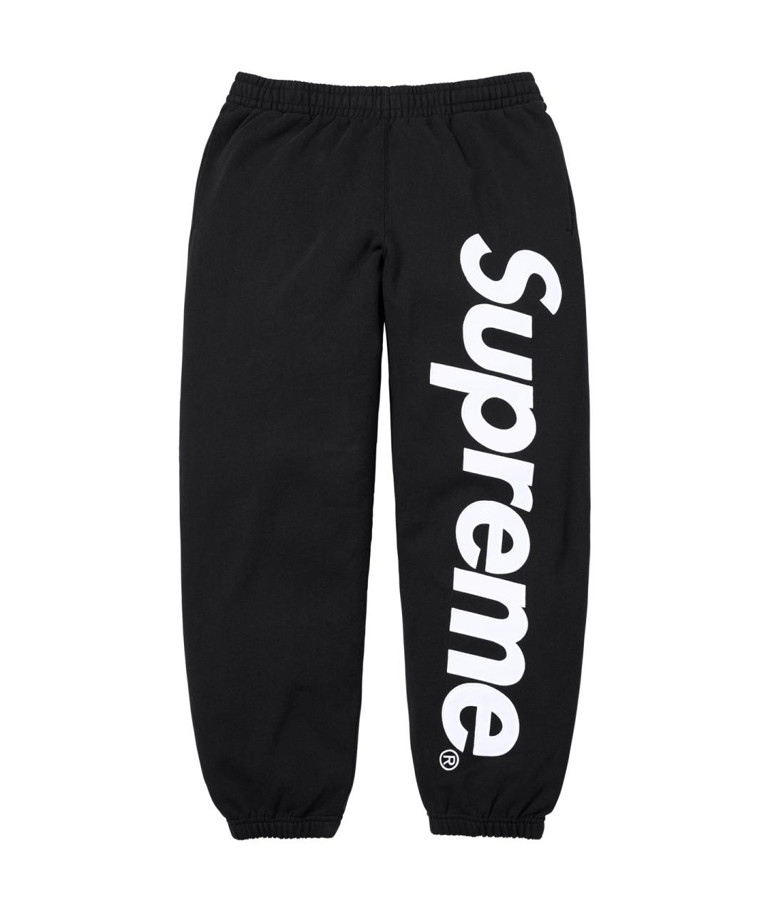 SUPREME Черные спортивные брюки и шорты, фото 1