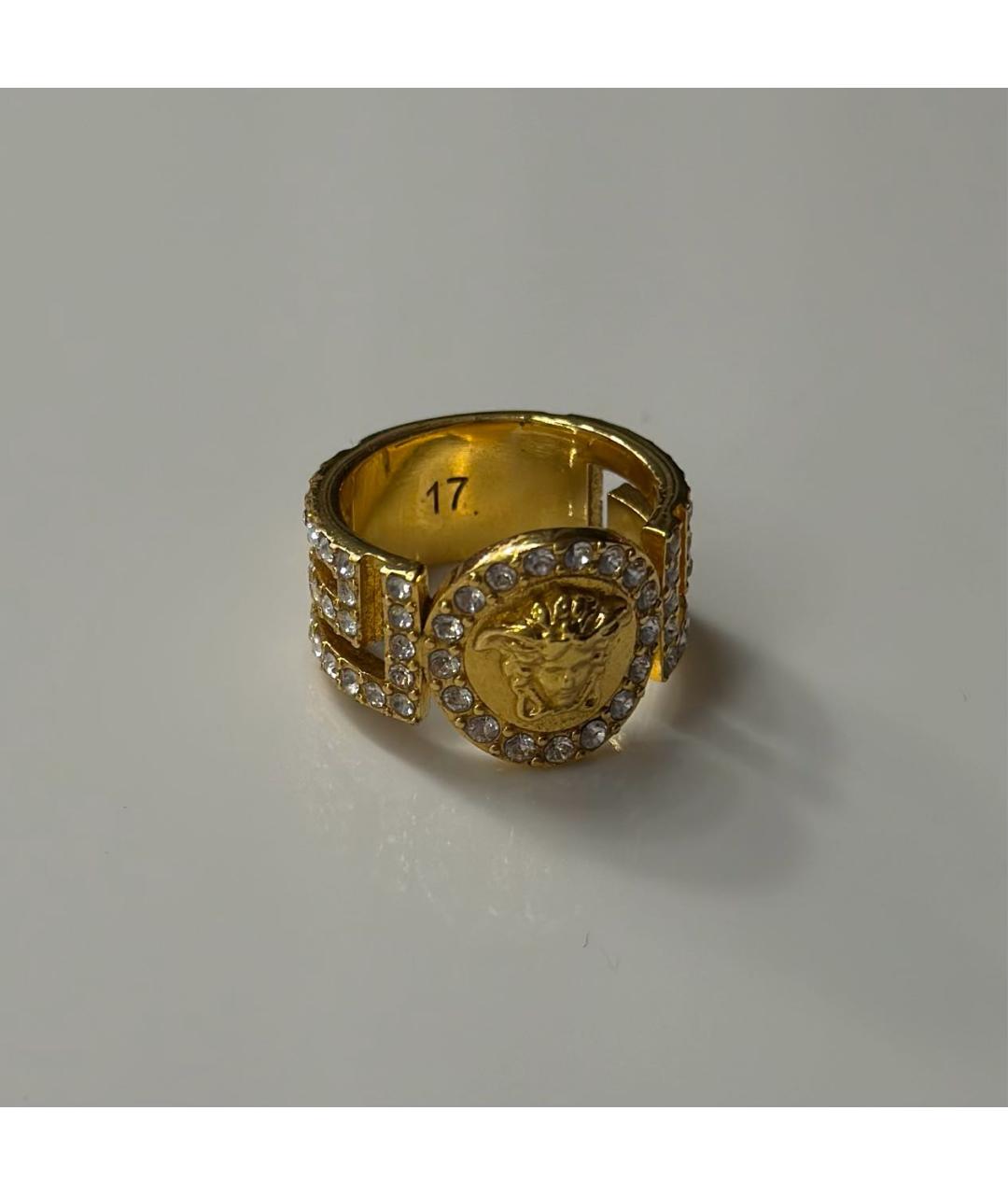 VERSACE Золотое металлическое кольцо, фото 5