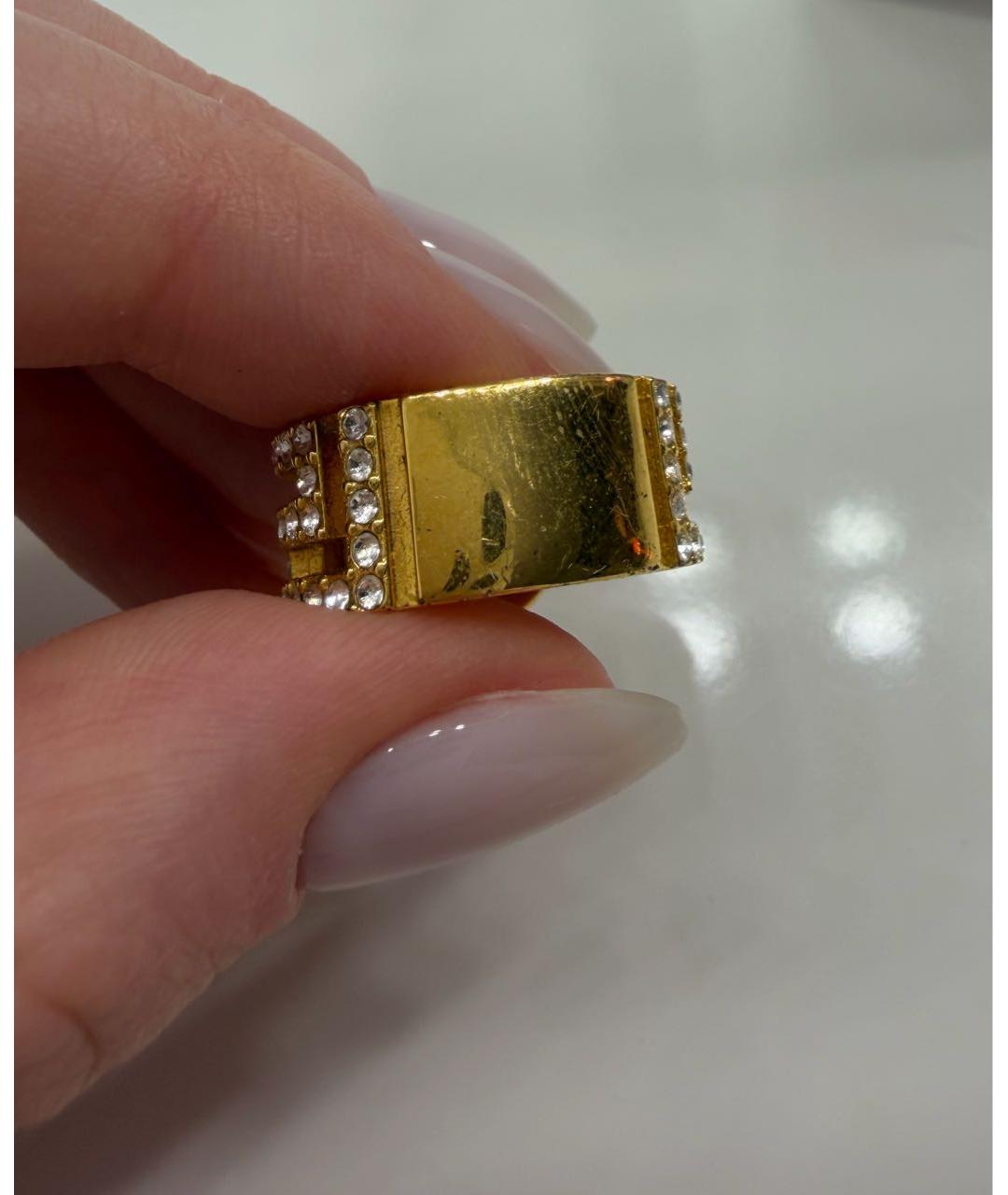 VERSACE Золотое металлическое кольцо, фото 4