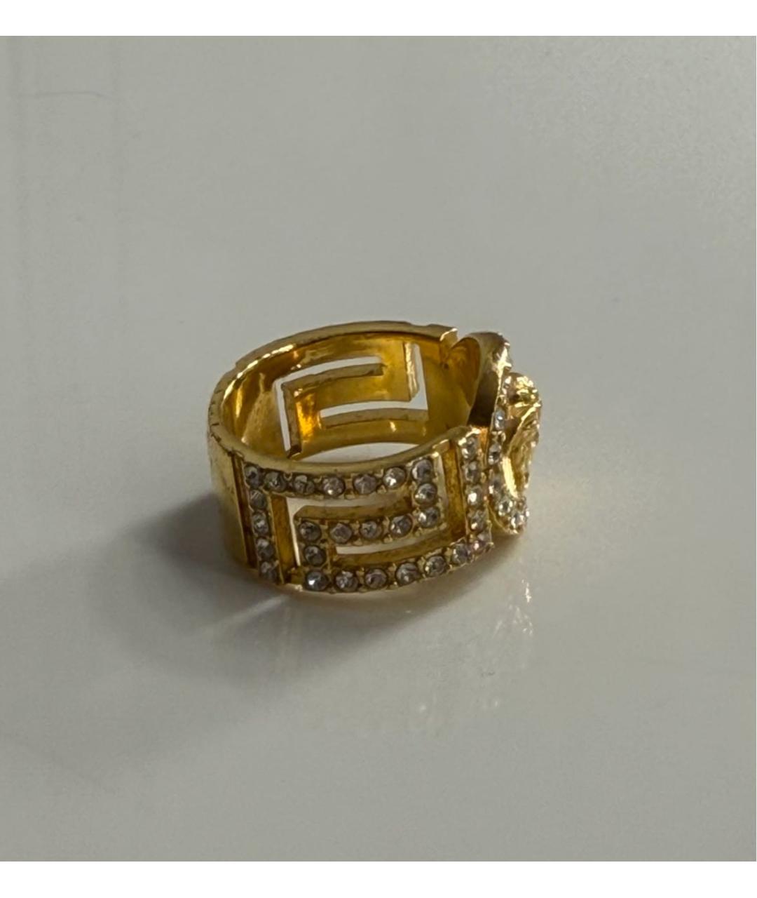 VERSACE Золотое металлическое кольцо, фото 3