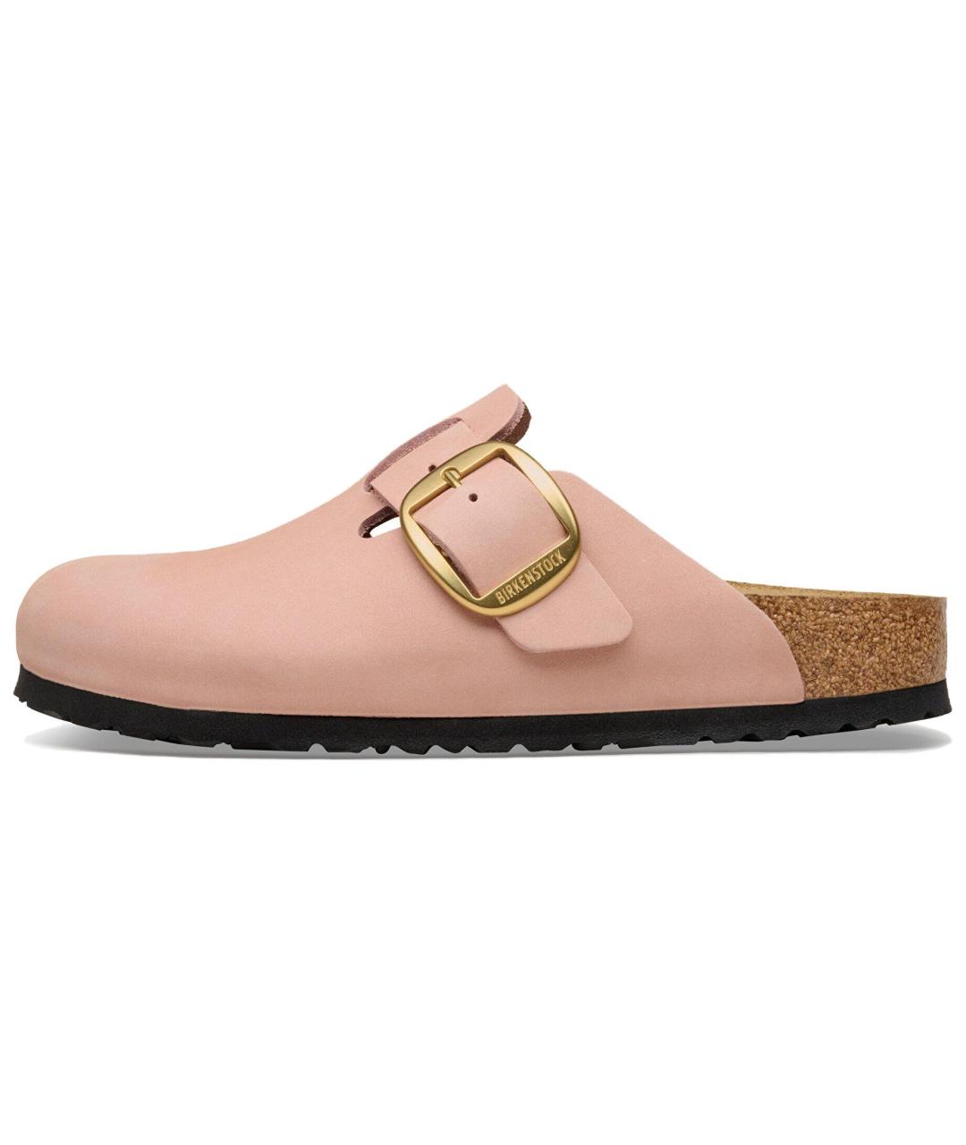 BIRKENSTOCK Розовые замшевые сабо, фото 6