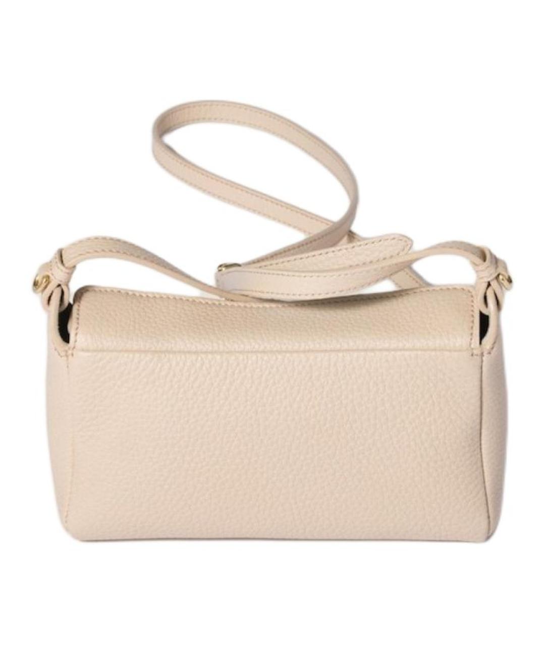 MIU MIU Бежевая кожаная сумка через плечо, фото 4