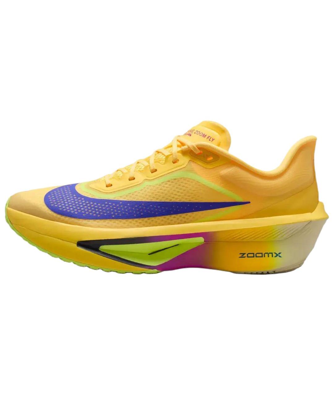 NIKE Желтые низкие кроссовки / кеды, фото 2