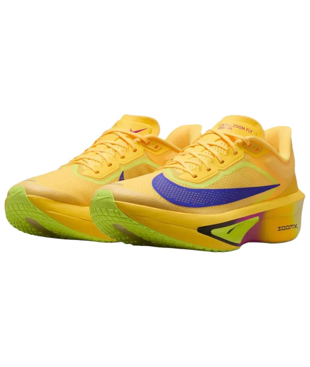 NIKE Желтые низкие кроссовки / кеды, фото 4