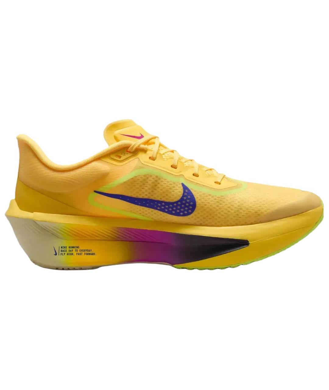 NIKE Желтые низкие кроссовки / кеды, фото 3
