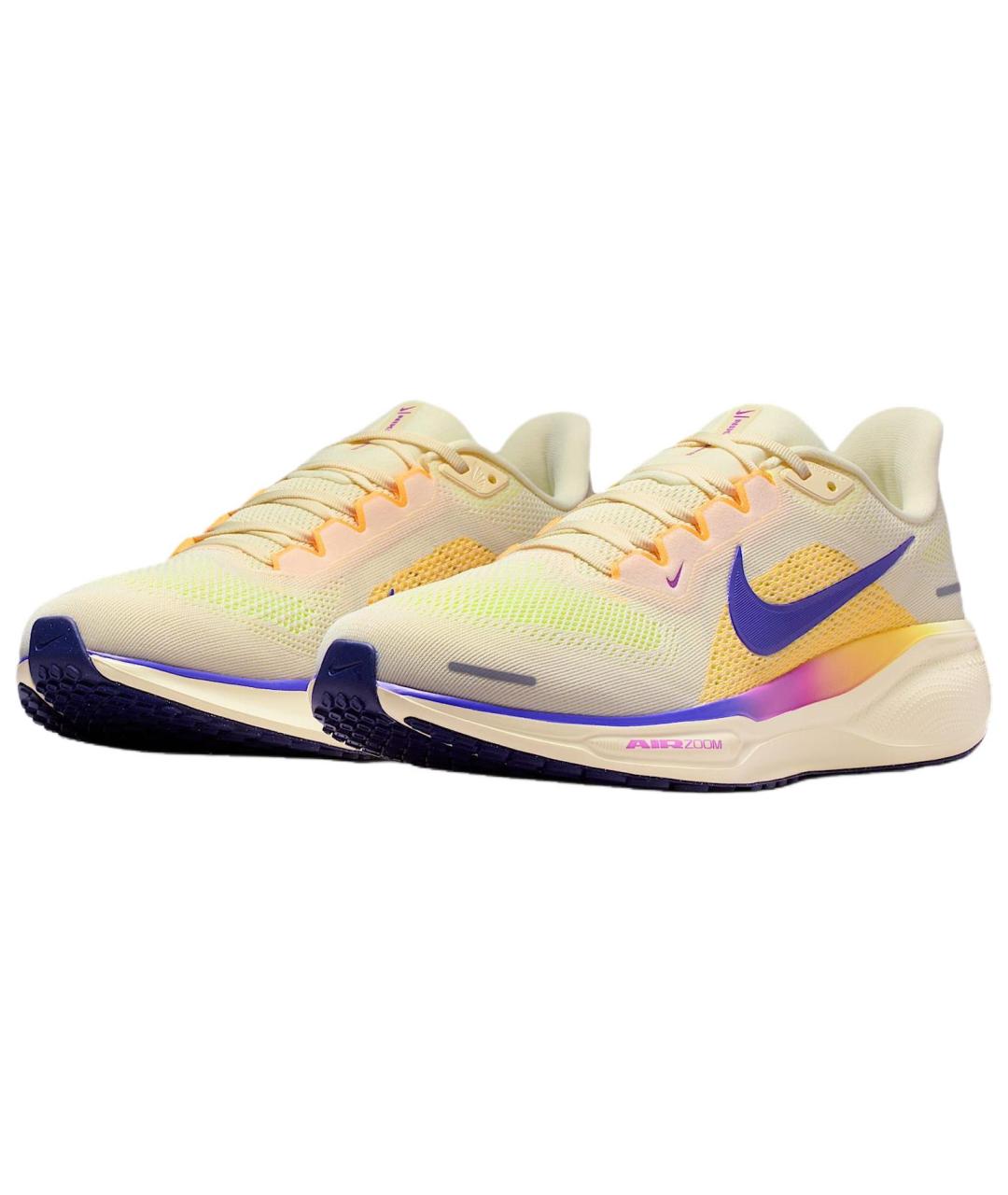 NIKE Бежевые низкие кроссовки / кеды, фото 4