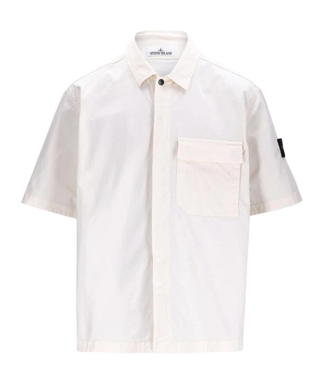 STONE ISLAND Белая классическая рубашка, фото 1