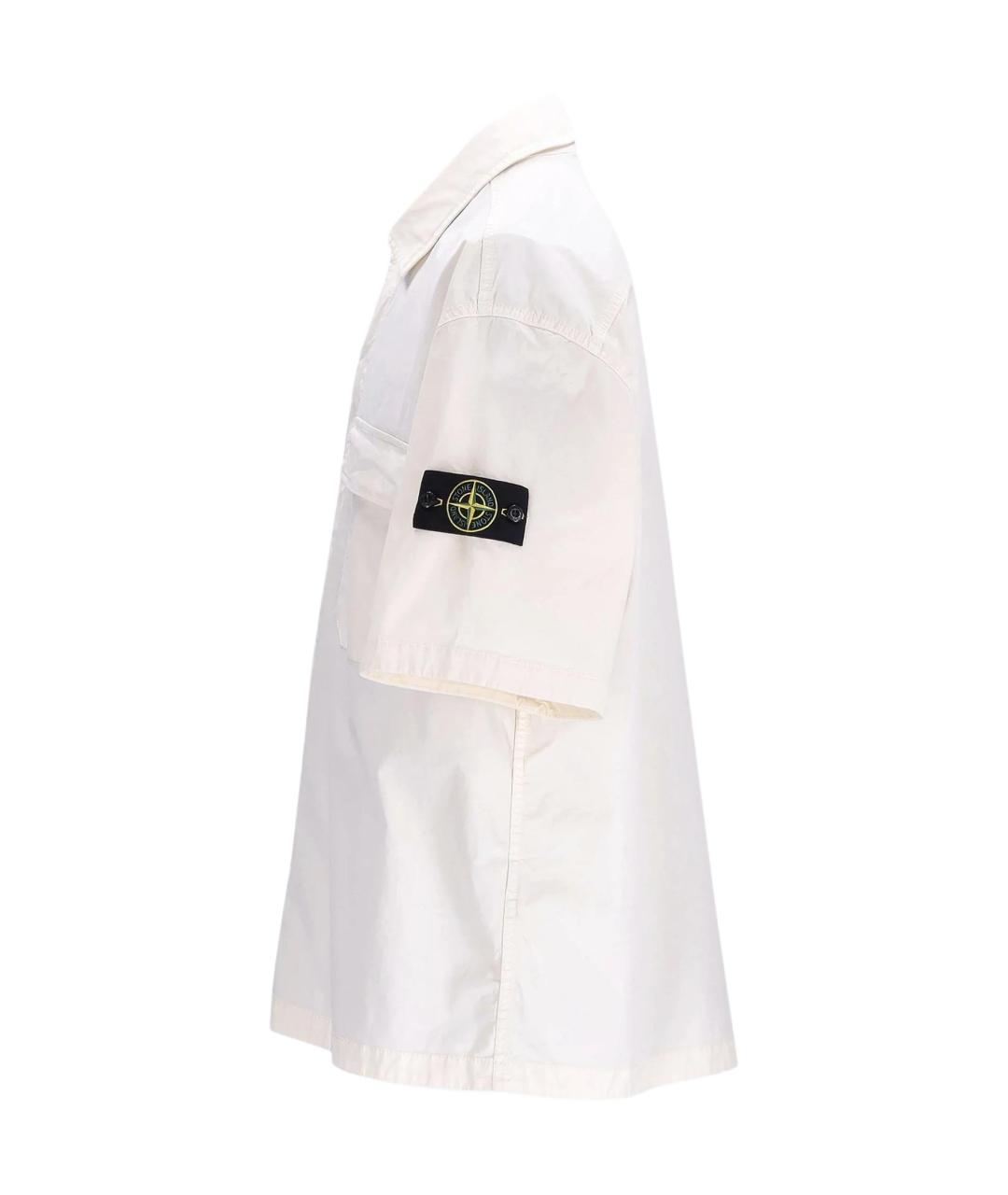 STONE ISLAND Белая классическая рубашка, фото 3