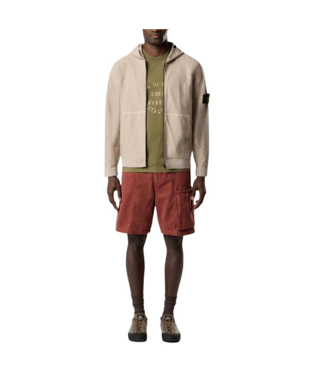 STONE ISLAND Бежевая куртка, фото 5