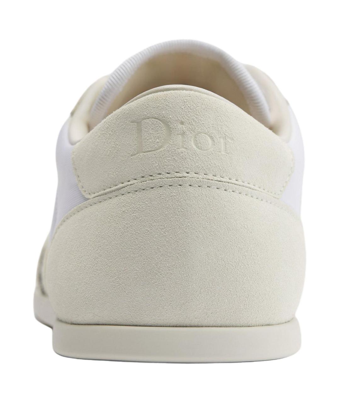 CHRISTIAN DIOR Белые кожаные кроссовки, фото 4