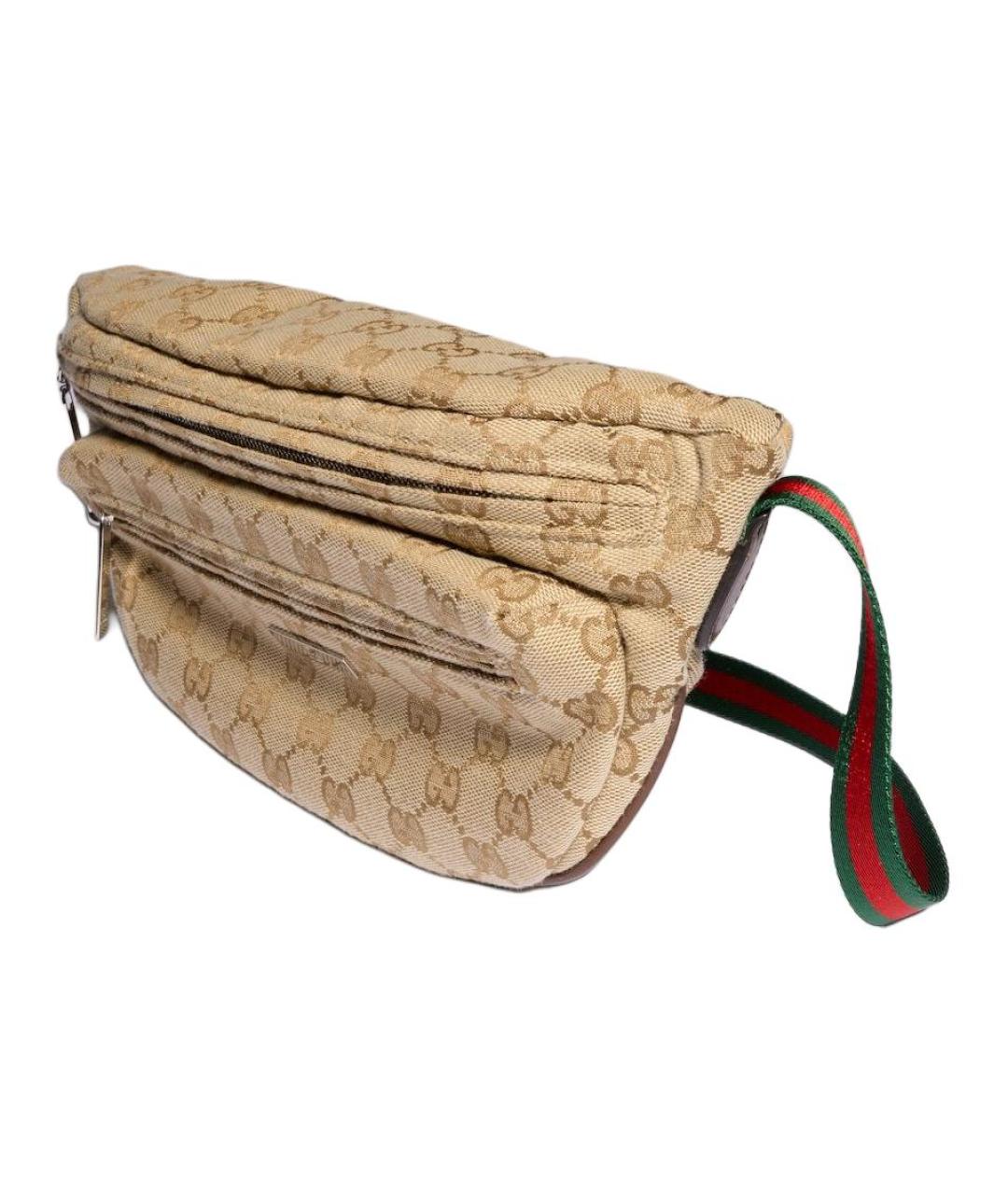GUCCI Бежевая поясная сумка, фото 3