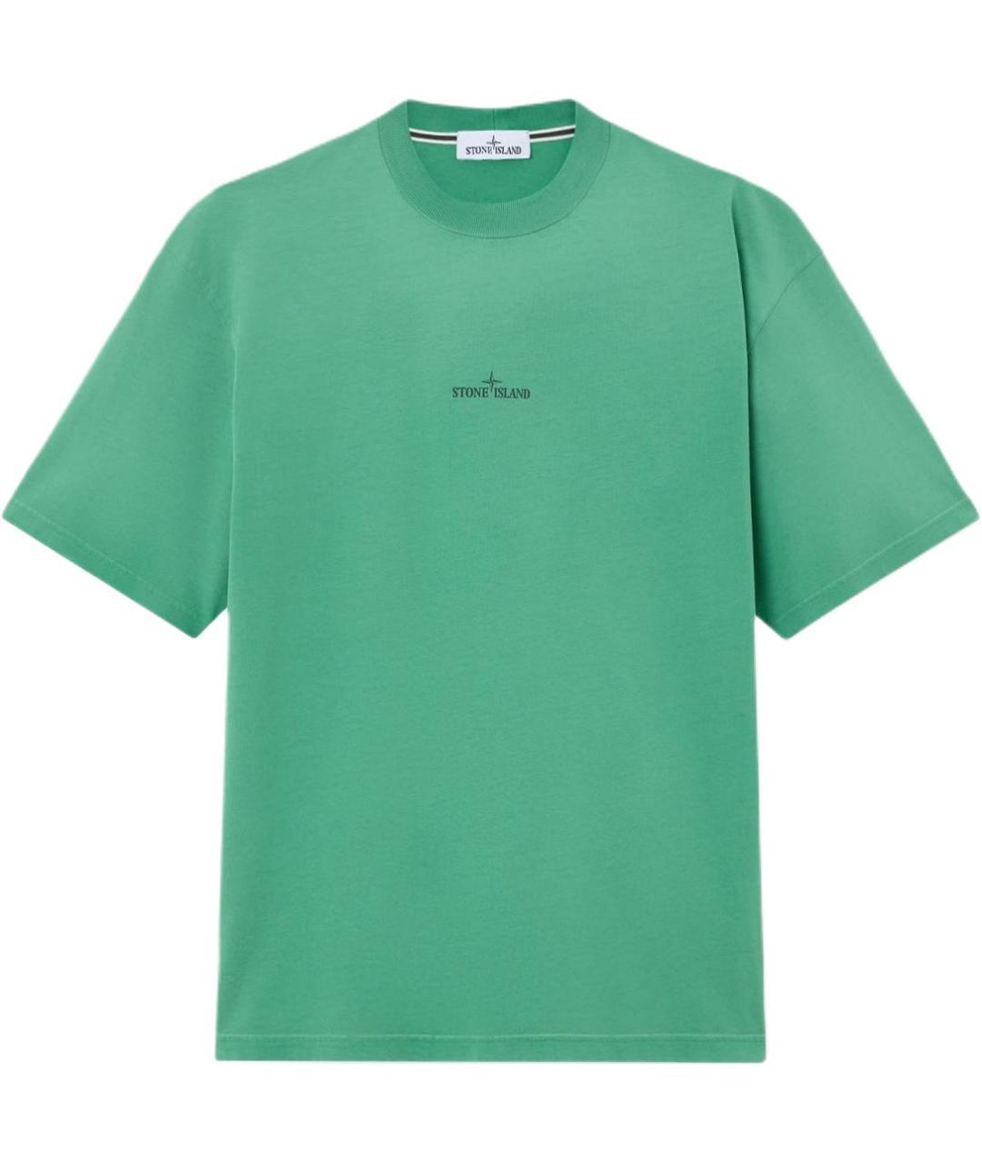 STONE ISLAND Зеленая футболка, фото 1