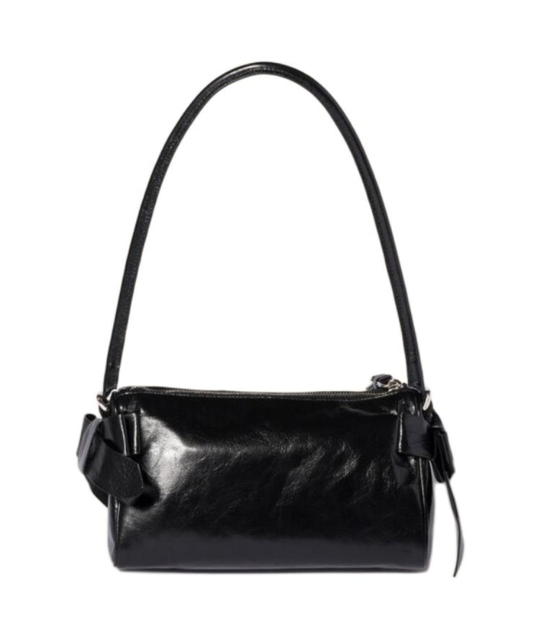MIU MIU Черная кожаная сумка через плечо, фото 2