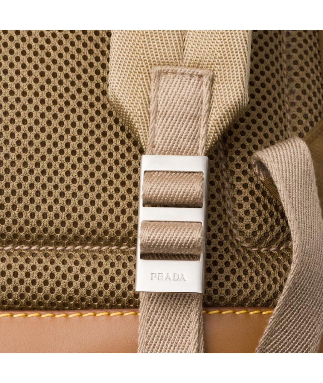 PRADA Коричневый рюкзак, фото 5