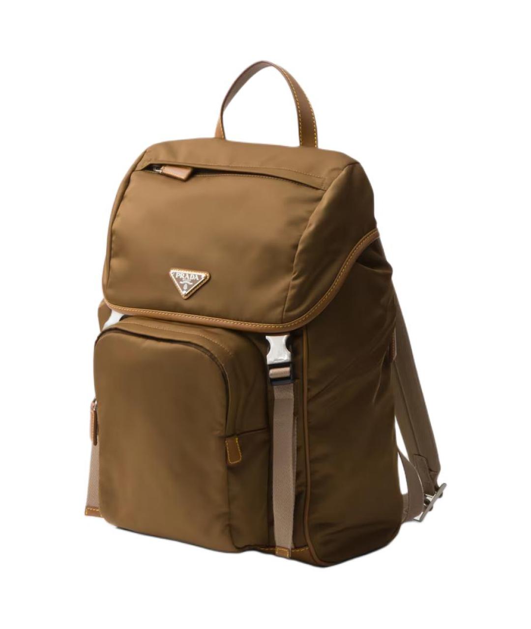 PRADA Коричневый рюкзак, фото 2