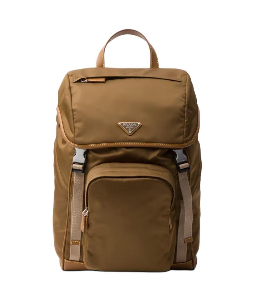 PRADA Коричневый рюкзак, фото 1