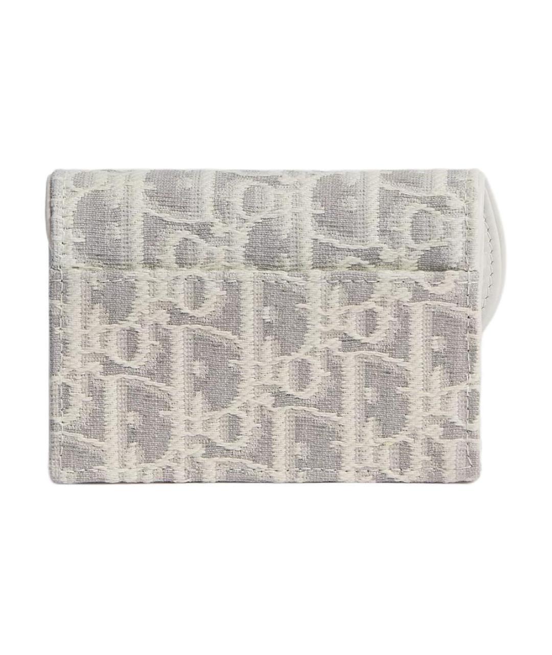 CHRISTIAN DIOR Серый кардхолдер, фото 2